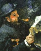 Pierre Renoir Claude Monet Reading Spain oil painting reproduction